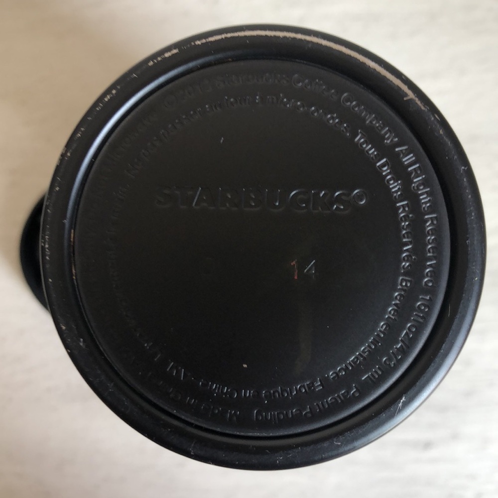 EUC Starbucks 16oz stainless Chalkboard tumbler - Picture 7 of 7